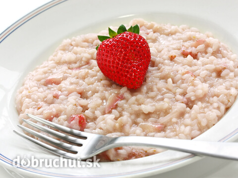 Jahodové rizoto